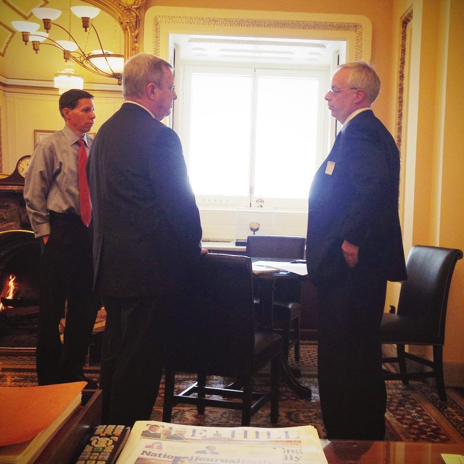 U.S. Senator Dick Durbin (D-IL) Met with Ken Humphreys of FutureGen Alliance for an update on FutureGen 2.0.